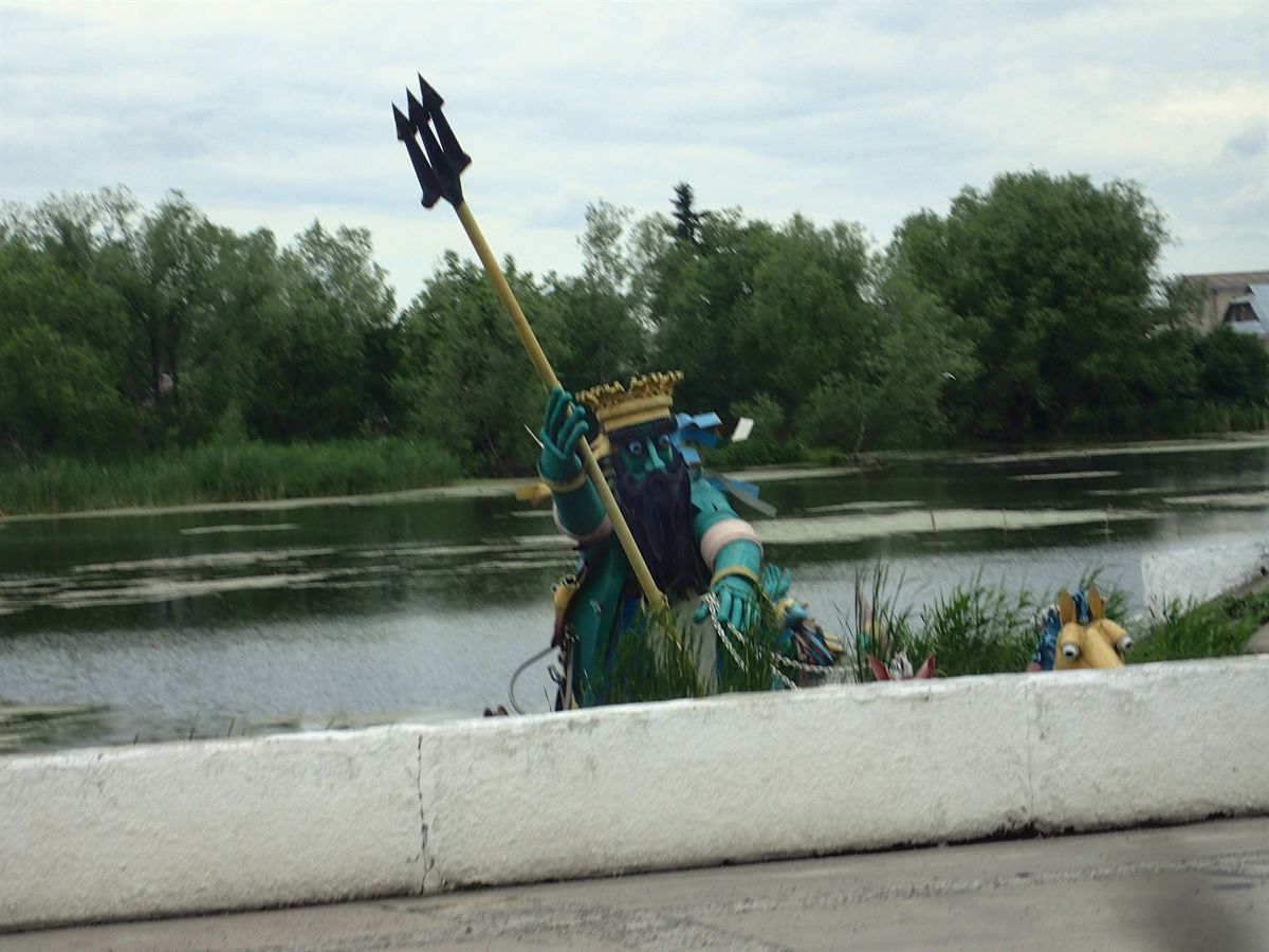 Starokonstantinyiv statues